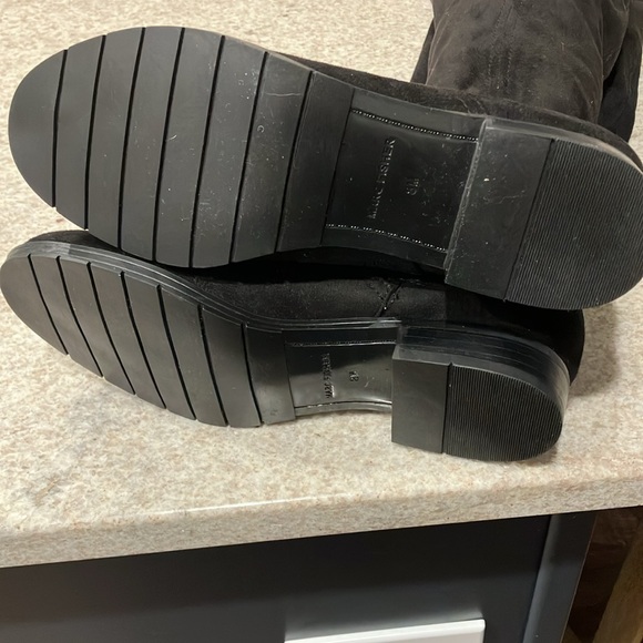 MARC FISHER SUEDE OVER KNEE BOOT W/ STUD - Picture 4 of 6